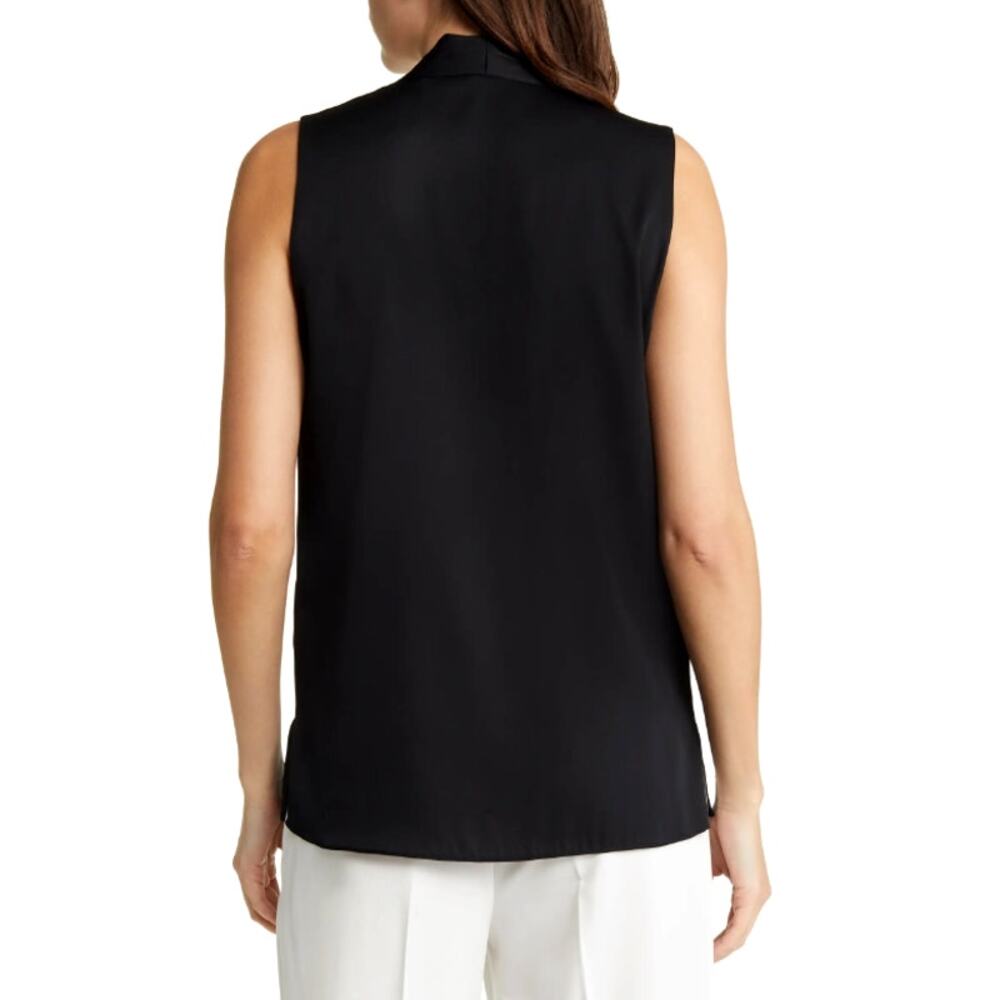 Kobi Halperin Black Mila Sleeveless Stretch Silk Blouse Size S - Picture 13 of 13